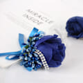 Miniatyrbillede 3 af 5: Rose Håndleds Corsage Brudepige Corsage og Boutonniere Sæt til Bryllup