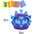 Miniatyrbilde 4 av 5: B-lox Fruits Plush, B-lox Fruits Plushies B-lox Plush Pillow Stuffed Toy, Myke Frukter Klemmeleke Plysj Putedyr Gaver, Sq