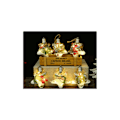Miniatyrbillede 1 af 5: 6 stk. Julepynt LED Lysende Pentakel Chr