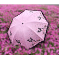 Miniatyrbillede 3 af 7: Foldbar Parasol Kvinder UV-Beskyttelse 8 Ribber 210T UPF50+ Parasol Kvinder