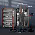Miniatyrbild 2 av 5: 130-i-1 Precision Bitsats, Torx Skruvmejselset, Precision Skruv