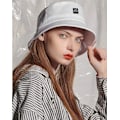 Miniatyrbillede 3 af 6: Bucket Hat Unisex Foldbar Bomuld UV Beskyttelse Åndbar Sol