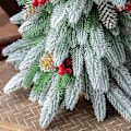 Miniatyrbild 2 av 5: Miniatyrjulgran för skrivbord Julgranspynt DIY Chris