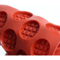 Miniatyrbilde 3 av 5: 18-Hulls Silikon Mini Runde Vaffel, Kjeks, Sjokolade, Cand DXGHC