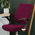 Miniatyrbild 1 av 5: 1 Set Mjuka Stretch Spandex Stols- och Ryggöverdrag för Kontor C DXGHC