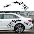 Pikkukuva 4 / 5: Takapään pyörät vinyylitarra kilpa-auto DIY auton korin grafiikkaa juokseva Wo