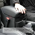 Pikkukuva 4 / 5: Jeep Wrangler JL JLU -auton etuosa keskikyynärnojan säilytyslokerikko (vuodet 2018-2020)