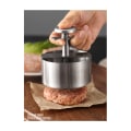 Miniatyrbillede 1 af 5: 304 Rustfrit Stål Rundt Kødpresser Burger Kødpresser Køkken
