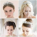 Miniatyrbillede 2 af 5: Makone tiara krystalkrone med rhinstenskam til brudekrone, bryllup, bal, skønhedskonkurrence, prinsessefester, bryllupstiara, ti