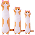Miniatyrbild 7 av 7: Jättekattepluffy Cartoon Kitty Sovkramande Kudde, Cud