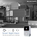 Miniatyrbillede 6 af 7: Z30 Smart Trådløs Dørklokke Hjem Smart Katteøje Wifi Dørklokke Hjem