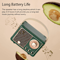 Pikkukuva 3 / 6: Retro Bluetooth-kaiutin Mini Langaton Kaiutin, Ulkoilma Kannettava Bl