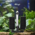 Miniatyrbilde 5 av 5: Dobbelt hodesvampefilter, akvariefilter og biokjemisk svamp