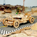 Miniatyrbillede 2 af 7: Træbil at bygge - 3D Træmodel Puslespil - Mekanisk Model