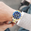 Miniatyrbild 2 av 6: Herrklockor Chronograph Rostfritt stål Vattentät datum Analog Q