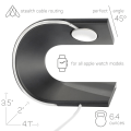Miniatyrbilde 2 av 4: 1 Pakk For Apple Watch Stativ Aluminium Legering U-Formet Skrivebord Wa