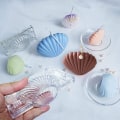 Miniatyrbillede 3 af 7: Lysestøbeform Plastik Muslingform Kamskæl Aromaterapi Form