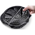 Miniatyrbilde 4 av 6: 1 Stykke (Svart) Mesh Vaskeromskurv - Veggforseglet Overdimensjonert Lett
