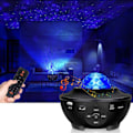 Miniatyrbilde 1 av 7: Galaxy-projektor med stjernehimmel og fjernkontroll - Planetarium 3 i 1 Hav