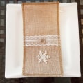 Miniatyrbilde 2 av 7: 2 stk Julepynt Julelin Laceserviett Oppbevaring B