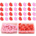 Miniatyrbilde 1 av 7: 100 stk Hjerte Push Pins, Søte Push Pins Dekorative Rosa Pins Tegning