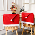 Miniatyrbild 2 av 5: 2 st juldekorationer julstolsöverdrag i non-woven tyg