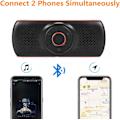 Miniatyrbild 3 av 5: Portabel Bluetooth Handsfree-bilset med GPS-instruktioner, Mu