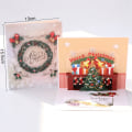 Miniatyrbild 6 av 6: God Jul Pop Up-kort, 3D Popup Gratulationskort För Jul