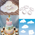 Miniatyrbillede 2 af 5: 5 stk. Forskellige Plastik Fluffy Cloud Udstikkere Cookie Udstikkere C DXGHC
