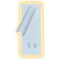 Miniatyrbillede 1 af 7: LED Vægskinne, 9W, Sengeborde Læselampe med USB Opladningsport