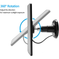Miniatyrbilde 5 av 5: 4W 5V Micro USB Solcellelader - Vanntett Bærbar Monokrystall
