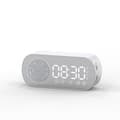 Smart Bluetooth-högtalare väckarklocka, LED-spegel digital väckarklocka