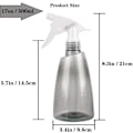 Miniatyrbillede 4 af 6: 2 x 500ml Tomme Sprøjteflasker, Plastik Tom Sprøjteflaske Beholder