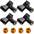 Miniatyrbillede 1 af 5: 4 stk. Mikrofonklemme, Universal Mikrofonholder, Justerbar DXGHC
