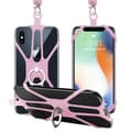 Universal Multifunktionell Silikonfodral Halsband Bärbar Telefon