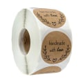 Miniatyrbillede 1 af 5: 1,5 tommer runde naturlige kraft olivengren DIY bagehåndværk kærlighed m