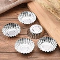 Miniatyrbilde 5 av 5: 10 stk Rustfritt Stål Mini Tart/Pai Former Gjenbrukbare Tartlett Cupcake Bakeform for Paier Bakeverktøy Ikke-Klistrende