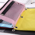 Miniatyrbilde 5 av 6: Blyantpose 3 Ring, Glidelås Blyantposer Etui Binde Kosmetikk B