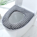 Pikkukuva 4 / 5: Pehmeä kylpyhuoneen wc-istuimen pehmuste harmaa - Wc-istuimen pehmuste