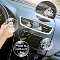 Pikkukuva 5 / 7: 4 kpl Bling-autonilkkaklipsit Auton Koriste-tarvikkeet Kristalli
