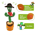 Miniatyrbillede 2 af 7: Cowboy-kaktus danser, efterligner kaktus taler, synger + lyser