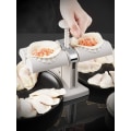 Miniatyrbild 7 av 7: Automatisk Dumplingtillverkare för Hushåll, Dubbelhuvud, Ravioli Pressform