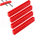 Miniatyrbillede 1 af 5: 5 stk. 12 Hulls Bits Holder Bit Opbevaringsstrimmel Hex Skaft Skruetrækker C