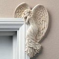 Miniatyrbillede 1 af 5: Forløsningsengel Dørramme Ornament Vågnende Englevinge Hængende