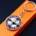 Miniatyrbillede 2 af 5: 2 stk. Metal Mini Russisk Roulette Nøglering Metal Punge Nøgle R DXGHC