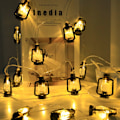Pikkukuva 3 / 4: 3m 20LED Retro kerosiinipullolamput Leirintä tunnelmavalot