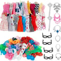82 set med docktillbehör 30cm Barbie kläder Barnleksak