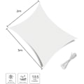 Miniatyrbilde 2 av 5: Skyggeseil (HDPE, 180g/㎡), Rektangulær 2x3m, Hage Patio Skygge