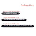 Miniatyrbillede 4 af 5: 1 Par 12 LED Røde Bil DRL Flowing Strip Lys Forlygte Pil