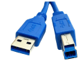 Miniatyrbild 2 av 5: USB3.0-utskriftskabel, höghastighets USB 3.0 fyrkantig port skrivare C
